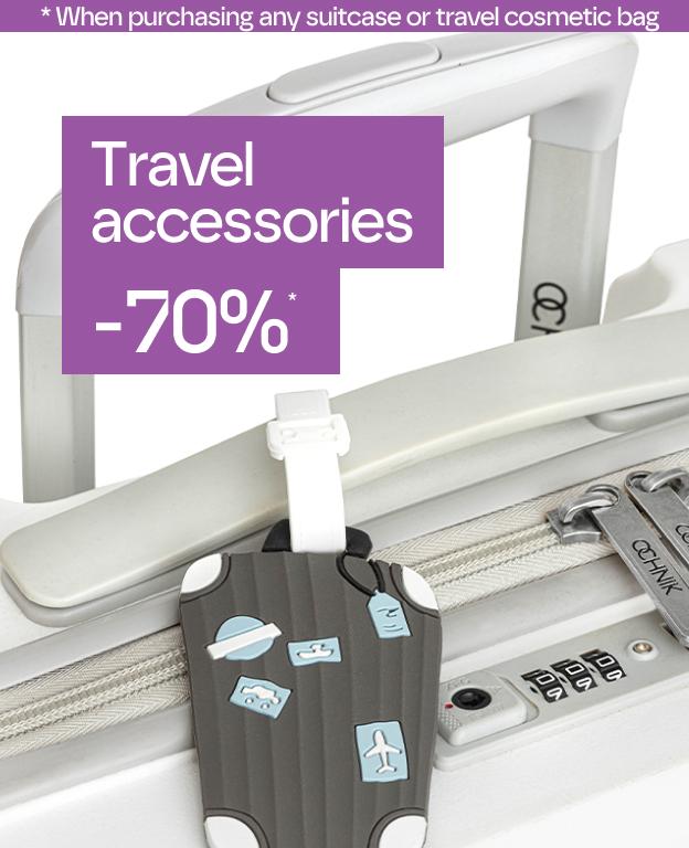 Travel accessories -70%