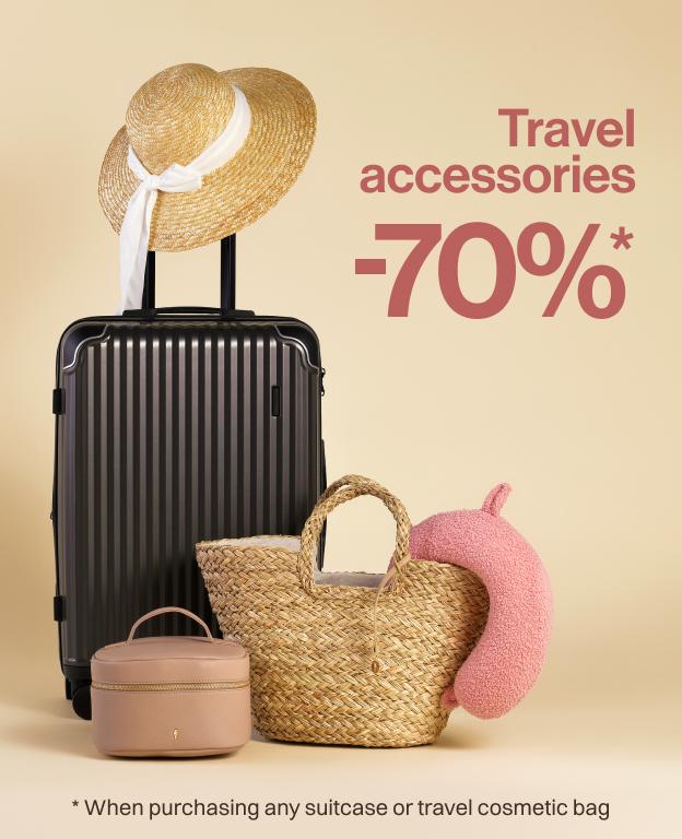 Travel accessories -70%