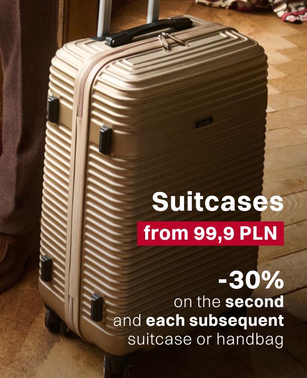 Cabin suitcases from 99,9 PLN