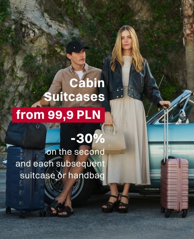 Cabin suitcases from 99,9 PLN