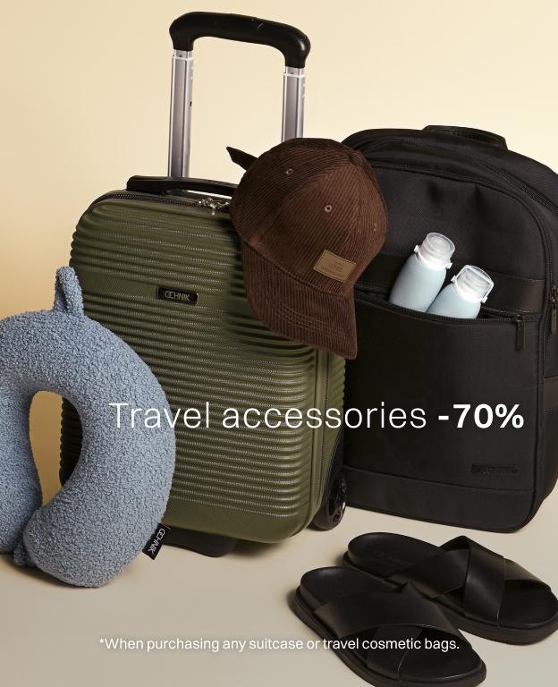 Travel accessories -70%