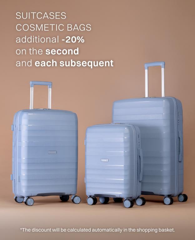 Suitcases and cosmetic bags