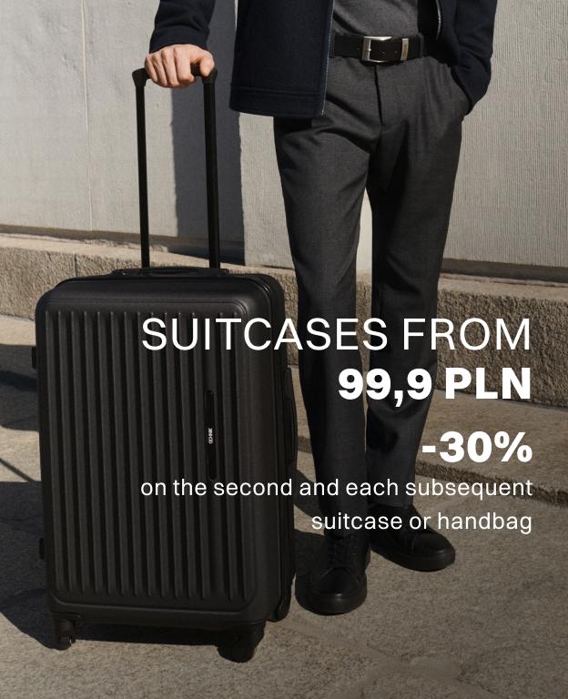 Cabin suitcases from 99,9 PLN