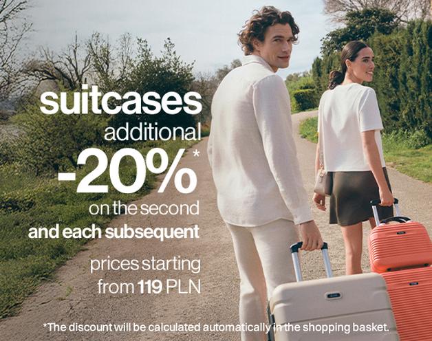 Suitcases additional -20%