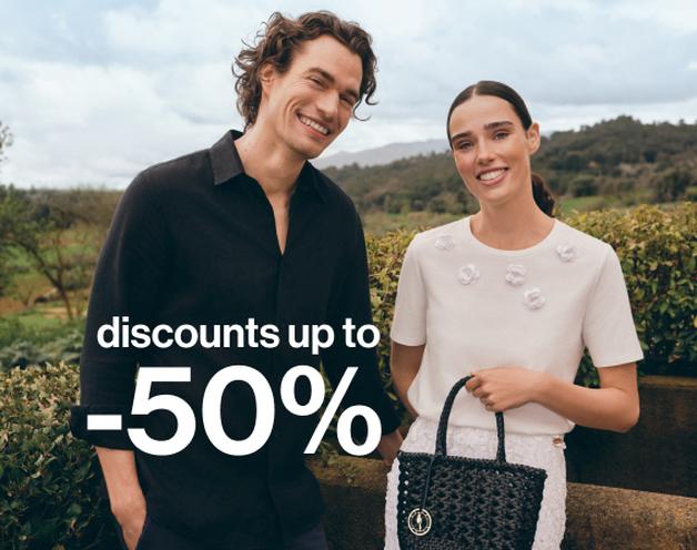 Discounts up to -50%*