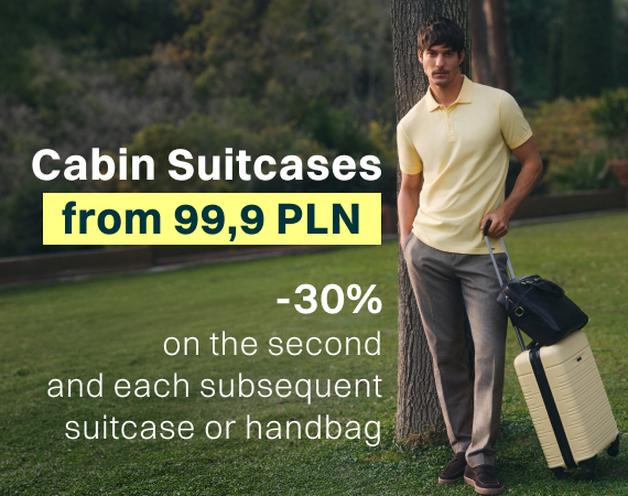Cabin Suitcases from 99,9 PLN