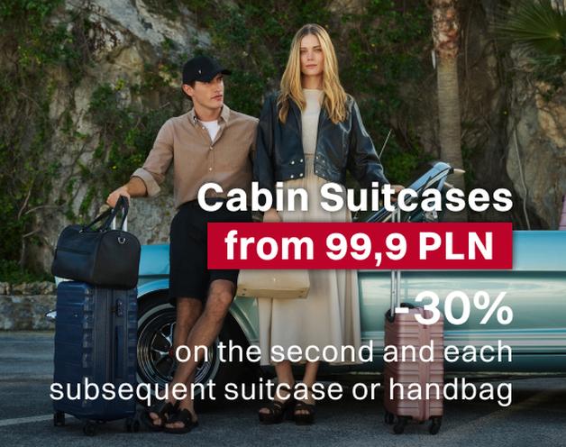 Cabin Suitcases from 99,9 PLN