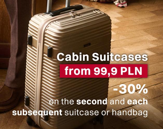 Cabin Suitcases from 99,9 PLN