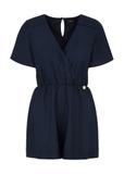 Women's navy blue short jumpsuit KOBDT-0008-69(W24)