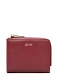 Burgundy small women's wallet POREC-0400A-49(Z25)