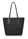 Black women's shopper bag TOREC-0905A-99(W25)