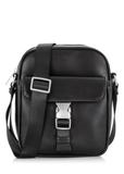 Black men's bag with pocket TORMN-0290-99(W23)