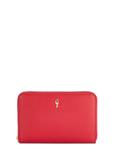 Red leather medium women's wallet PORES-0898G-42(Z25)