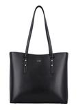 Large black women's shopper bag TOREC-1309-99(Z26)