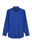 Navy blue men's cotton shirt KOSMT-0346-17(Z25)