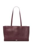 Burgundy Leather Women's Laptop Bag TORES-1343-4D(Z26)