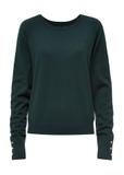 Dark green women's sweater SWEDT-0211-54(Z24)