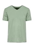 Mint basic men's T-shirt with logo TSHMT-0088-50(W25)