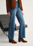 Suede women's ankle boots in cognac color BUTYD-1005A-87(Z25)