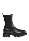 Black leather women's boots BUTYD-1092-99(Z25)