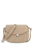 Small women's suede handbag in cool beige color TORES-1405-1K(Z26)