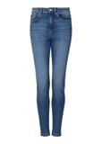 Women's navy blue denim pants JEADT-0010-69(Z24)