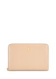 Beige leather medium women's wallet PORES-0898R-1B(W26)