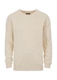 White men's sweater with logo SWEMT-0114-11(Z23)