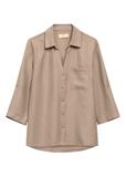 Dark beige women's shirt KOSDT-0157A-1D(W26)