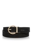 Two-sided brown and black women's belt PASDS-0175B-98(Z24)