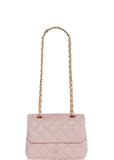 Pink quilted women's handbag TOREC-0932B-34(W25)