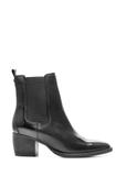 Women's leather Chelsea boots with a block heel BUTYD-1184-99(Z25)