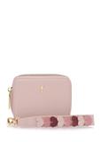 Small pink women's wallet with handle POREC-0395-31(Z24)