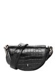 Black semi-circular croco women's handbag TORES-1328-9G(Z26)