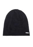 Classic black men's winter cap CZAMT-0046A-99(Z25)