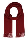 Dark red woolen women's scarf SZADT-0092-4C(Z26)