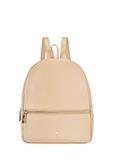 Beige leather women's backpack TORES-0898E-1B(W26)
