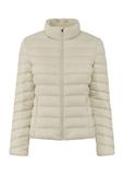 Beige quilted women's jacket KURDT-0573-81(W25)