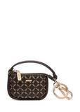 Leather bag-shaped keychain BRELOK-0213-89(Z25)