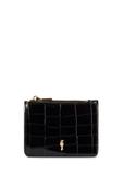 Small black women's wallet POREC-0425-99(Z25)