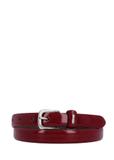 Dark Red Leather Women's Belt PASDS-0300-4C(Z26)