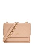 Beige women's handbag with monogram TOREC-1155-1A (W26)