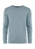 Cotton men's sweater in gray-blue color SWEMT-0100-95(W25)