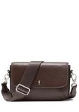 Brown leather small women's handbag TORES-1184-1H(Z26)