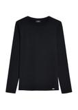 Black women's blouse LSLDT-0055-99(Z25)