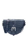 Navy blue croco leather handbag TORES-0707F-7D(W26)