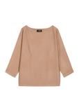 Women's camel blouse BLUDT-0178-1D(Z26)