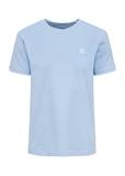 Blue men's cotton T-shirt TSHMT-0100-60(W25)