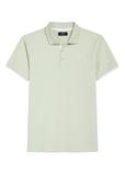 Sage cotton polo shirt POLMT-0045B-8F(W26)