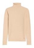 Beige women's wool-blend sweater SWEDT-0241-80(Z25)